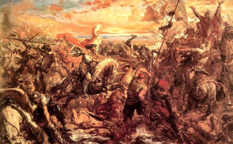 Jan Matejko Battle of Varna oil painting image